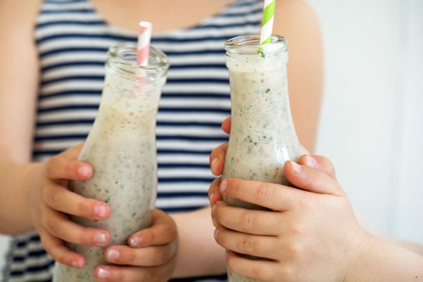 Mynte & Jordbær smoothie