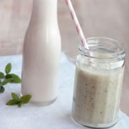 Banan og Mynte Smoothie