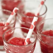 Granatæble granita