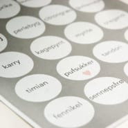 Labels til krydderier - gratis print