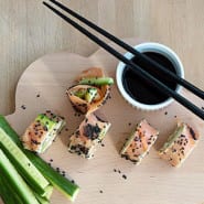 Lakseruller a la sushi
