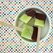 melon og chokolade is