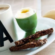 Ristet rugbrød med lakrids