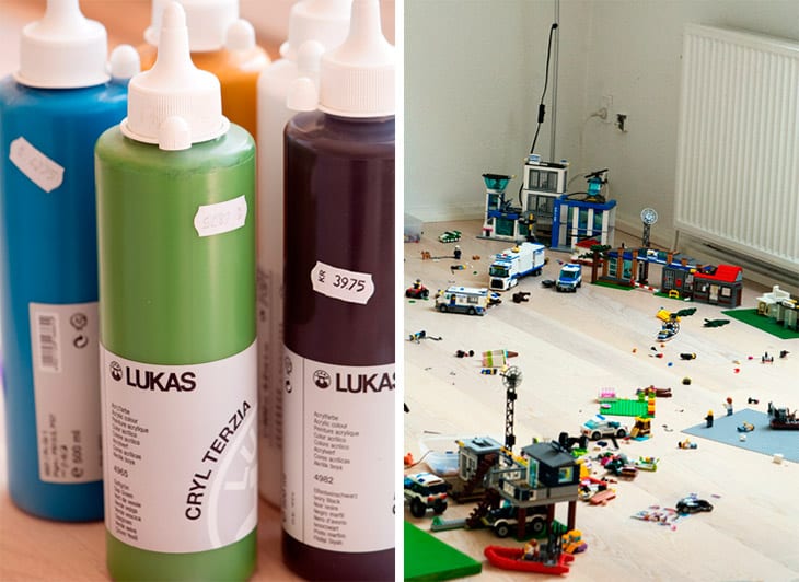Hjemmelavet underlag til Lego og Lego City -DIY