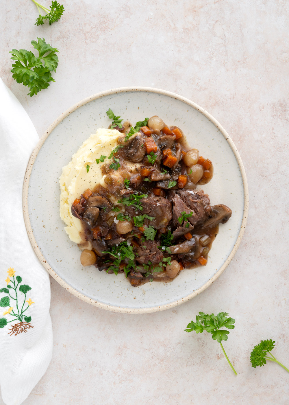 svinekæber Bourguignon